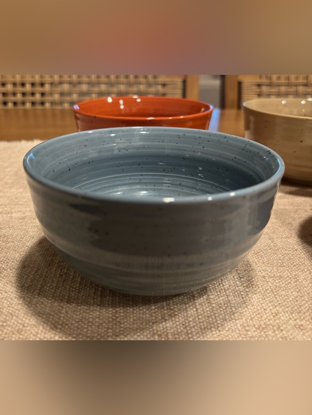 NEW Sango Siterra Painter’s Palette Ceramic Dessert Bowls - Set of 4 - Picture 3 of 8